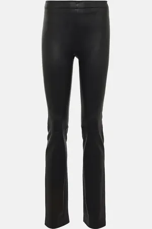 Stouls Cropped-Hose aus Leder