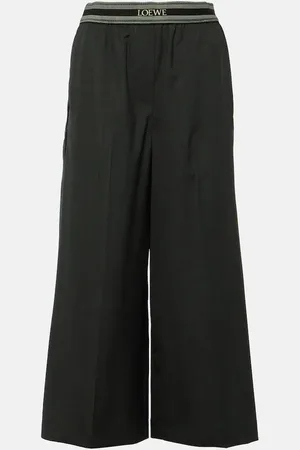 Loewe Weite Hose aus Wolle