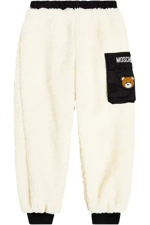 Moschino Jogginghose aus Faux Shearling
