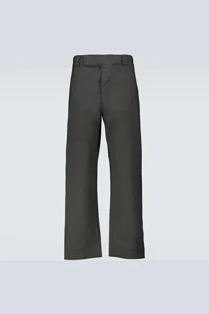 Prada Weite Hose aus Schurwolle
