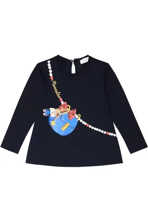MONNALISA Bedrucktes Longsleeve aus Jersey