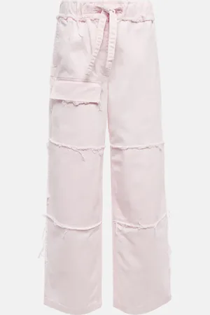 DRIES VAN NOTEN High-Rise-Cargohose aus Denim