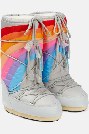 Moon Boot Schneestiefel Icon Rainbow