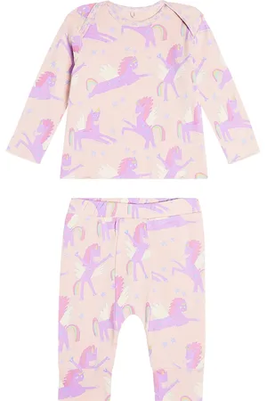 Stella McCartney Baby Bedruckter Pyjama aus Baumwolle