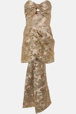 JOHANNA ORTIZ Minikleid aus Brokat
