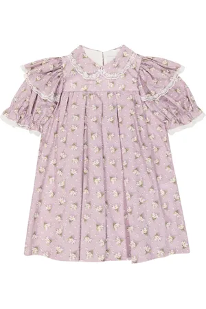 PAADE Bedrucktes Kleid aus Baumwoll-Voile