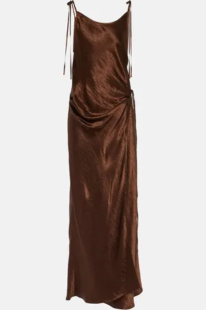 Acne Studios Midikleid aus Satin