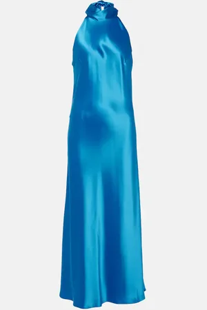 GALVAN Midikleid Siena aus Satin