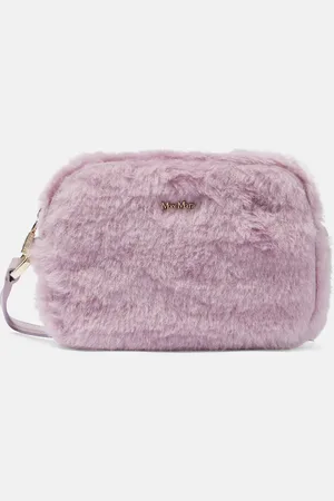 Max Mara Schultertasche Small aus Teddyfleece