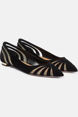 Aquazzura Ballerinas The Spy aus Veloursleder
