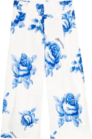 MONNALISA Weite Hose aus Baumwolle