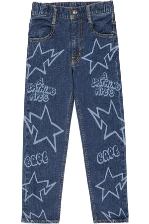 BAPE Bedruckte Jeans