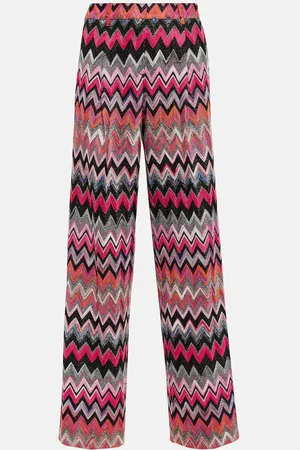 Missoni Gerade Hose aus Häkelstrick