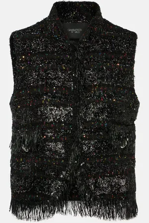 Giambattista Valli Verzierte Weste aus Bouclé