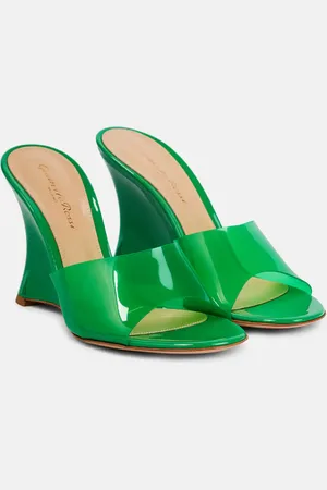 Gianvito Rossi Wedge-Pantoletten Vernice
