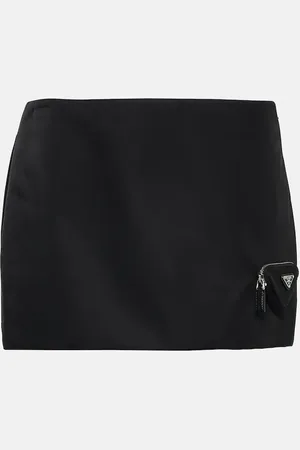 Prada Low-Rise-Minirock aus Nylon