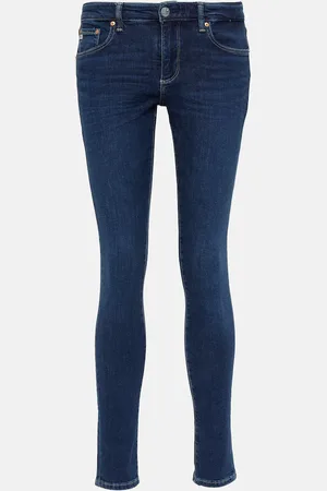 AG Jeans Mid-Rise Skinny Jeans