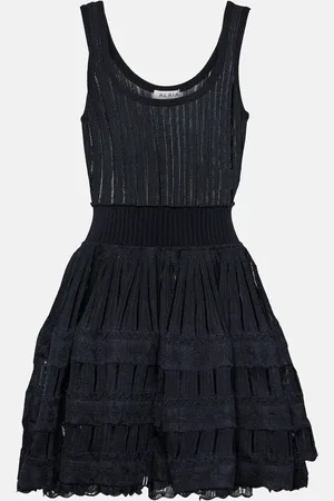 Alaïa Alaïa Minikleid aus Rippstrick