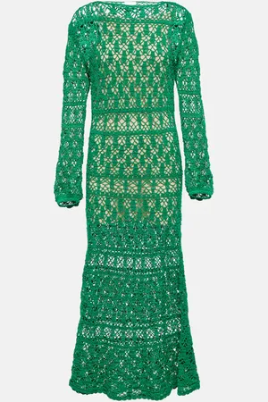 ANNA KOSTUROVA Maxikleid aus Häkelstrick