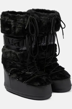 Moon Boot Schneestiefel Icon mit Faux Fur
