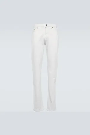 Ermenegildo Zegna Mid-Rise Slim Jeans Roccia