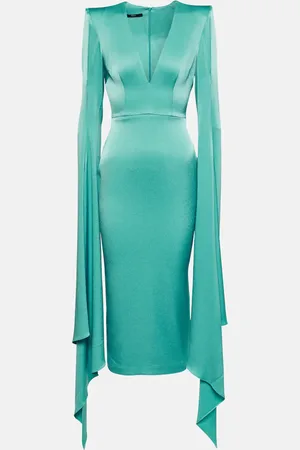 ALEX PERRY Midikleid aus Crêpe