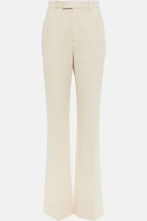 Gucci Weite Hose aus Woll-Crêpe