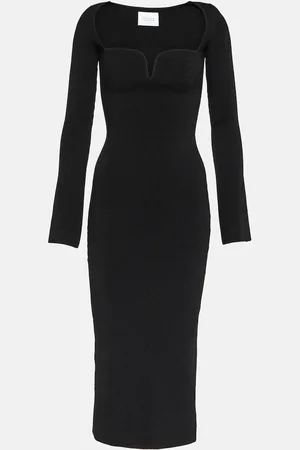GALVAN Midikleid Gaia aus Rippstrick