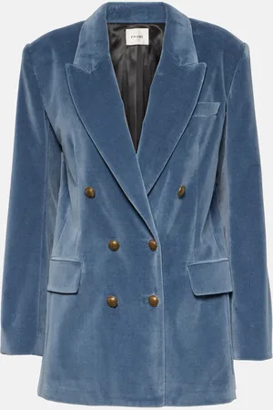 Frame Blazer aus Baumwollsamt