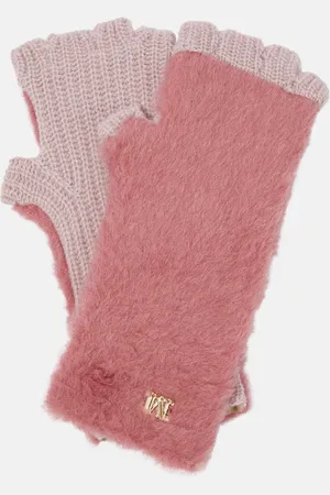 Max Mara Handschuhe Manny aus Teddyfleece