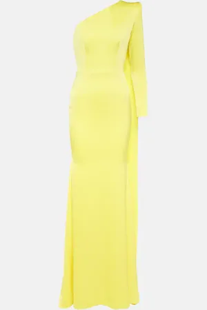 ALEX PERRY One-Shoulder-Robe aus Satin