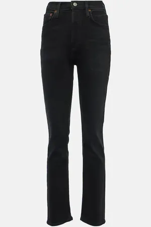 AGOLDE High-Rise Slim Jeans Freya