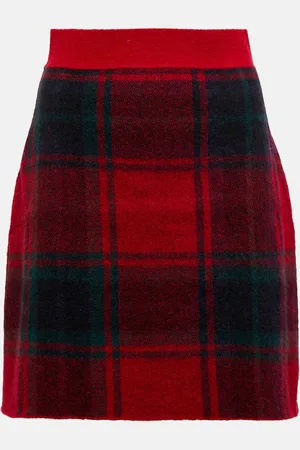 Ralph Lauren Minirock aus einem Alpakawollgemisch