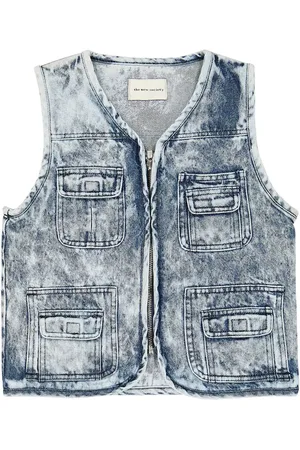 The New Society Weste Rene aus Baumwoll-Denim
