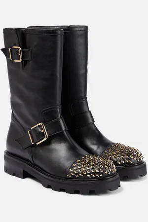 Jimmy Choo Stiefel Biker II aus Leder