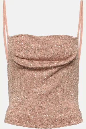 Altuzarra Verziertes Cropped-Top Diaplo aus Strick