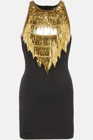 Balmain Verziertes Minikleid