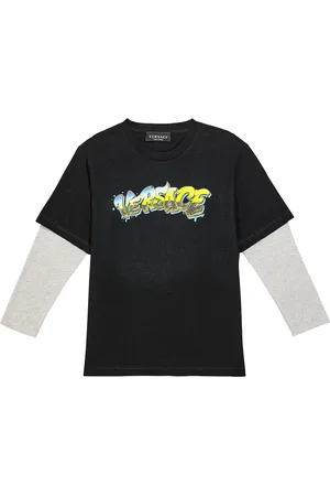 VERSACE Longsleeve aus Baumwoll-Jersey