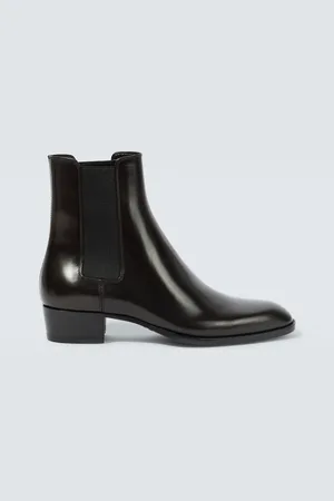 Saint Laurent Chelsea Boots Wyatt aus Leder