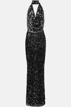 AYA MUSE Maxikleid Bellico mit Pailletten