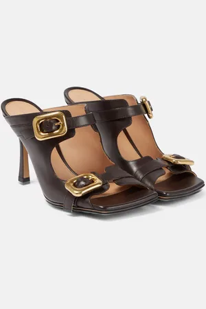 Bottega Veneta Sandalen Stretch Buckle aus Leder