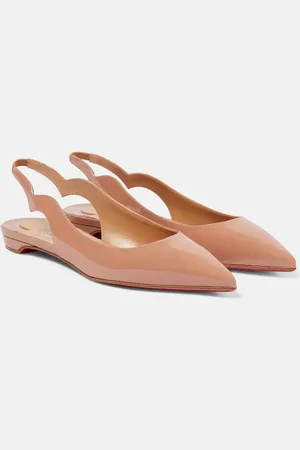 Christian Louboutin Slingback-Ballerinas aus Lackleder