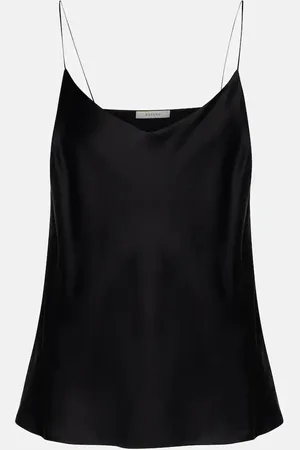 ASCENO Top Milos aus Seidensatin