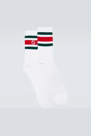 Gucci Socken Web Stripe Interlocking G