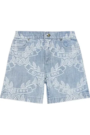 Burberry Bedruckte Jeansshorts Oak Leaf Crest