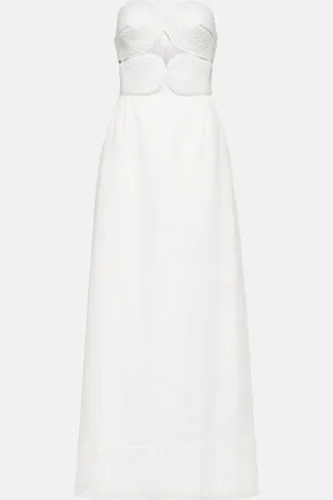 Adriana Degreas Maxikleid aus Matelassé