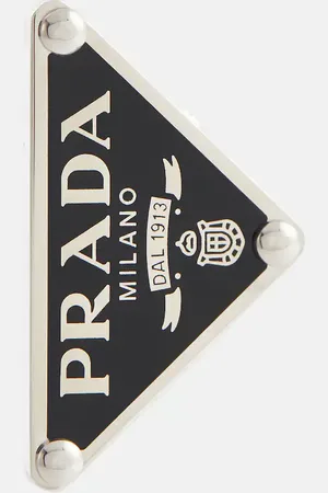 Prada Einzelner Clip-Ohrring aus Sterlingsilber