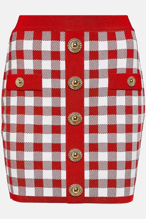 Balmain Minirock Gingham