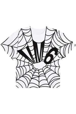 Maison Margiela Bedrucktes T-Shirt aus Baumwoll-Jersey