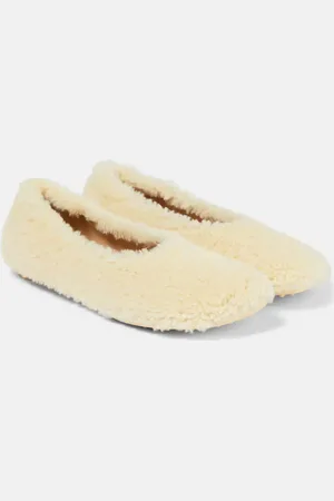 Bottega Veneta Ballerinas aus Shearling